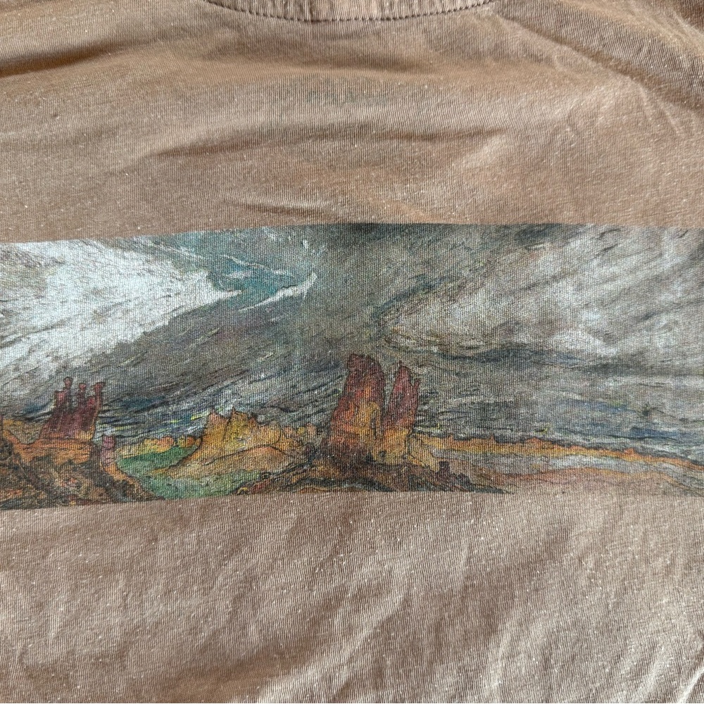Access Fund Tee with Scenic Landscape by Renan Ozturk